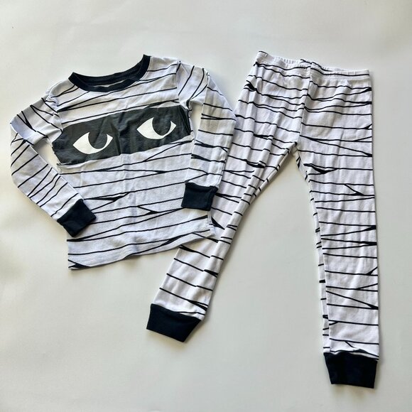 Boys 5t Carters Halloween Mummy Glow in the dark Pajamas Set A0003 - Picture 1 of 5